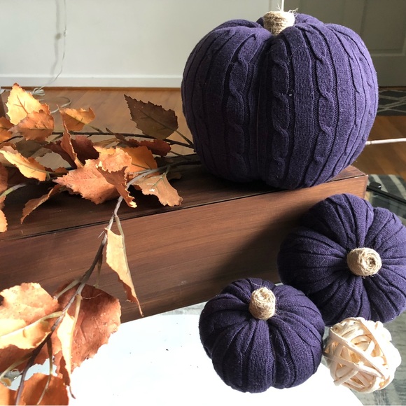 Handmade Sweater Pumpkins - Picture 3 of 4